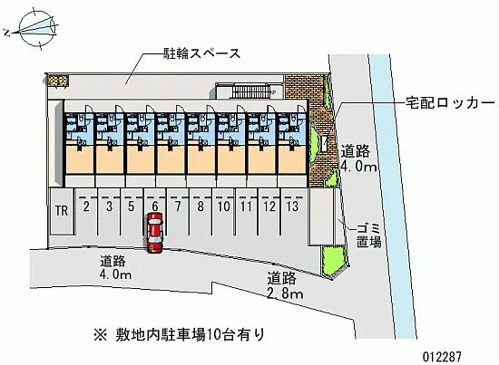 ★手数料０円★東大阪市日下町　月極駐車場（LP）